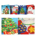 Thumbnail for Set of 4 diamond painting Christmas cards