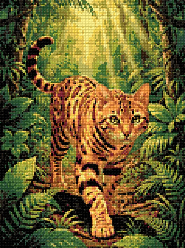 Diamond Pattern - Jungle Bengal Cat
