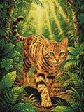 Thumbnail for Diamond Pattern - Jungle Bengal Cat