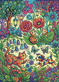 Thumbnail for Diamond painting pattern chart - Jungle Friends