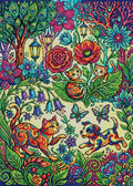 Thumbnail for Diamond painting pattern chart - Jungle Friends