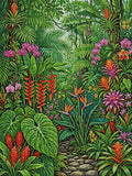 Thumbnail for Diamond painting pattern chart - Jungle Path