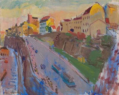 Katarinavägen by Grünewald, 50x40 cm diamond painting – original artwork the design is made from