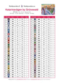 Thumbnail for DMC color chart for Katarinavägen by Grünewald diamond painting - 56 colors