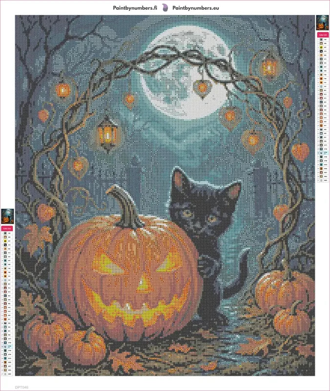 Kitten and Jack diamond painting adhesive canvas 50x60cm