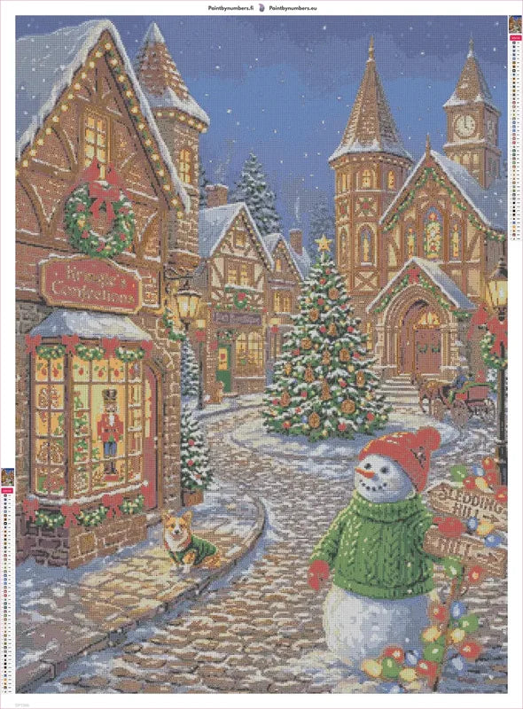 Kringle's Confections diamond painting adhesive canvas 80x110cm