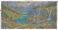 Thumbnail for Diamond painting adhesive canvas preview - Lakeside Picnic