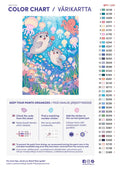 Thumbnail for Paint color chart and instructions - Lantern Jellyfish Festival 50x70cm