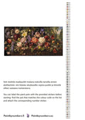 Thumbnail for Paint color chart and instructions - Large Flower Bouquet Table 120x60cm