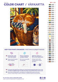 Miniatyrbild: Färgkarta och instruktioner till Laundry Day Cat