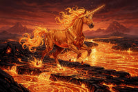 Thumbnail for Diamond Painting Lava Unicorn