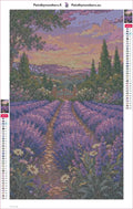 Thumbnail for Lavender Gate diamond painting adhesive canvas 30x50cm