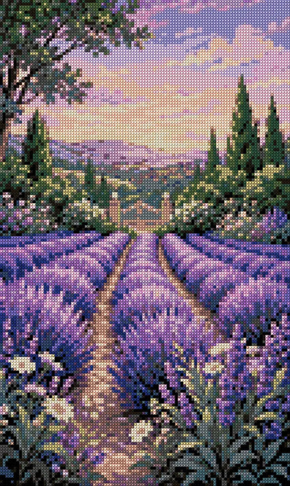 Diamond pattern - Lavender Gate