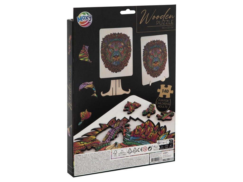 Wooden Puzzle Lion 132 pieces 