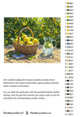 Thumbnail for Paint color chart and instructions - Lemon Basket and Pitcher 50x40cm