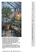 Thumbnail for Color chart and instructions - Lemon Tree in Greenhouse 40x70cm