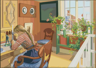 Numbers Represent Letters Message Puzzle Letter-Writing, Carl Larsson – Paint by Numbers 70x50 cm