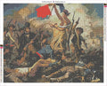 Thumbnail for Liberty Leading The People diamond painting adhesive canvas 75x60cm
