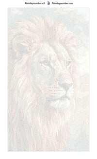 Thumbnail for Numbered canvas - Lion Portrait Close-Up 40x70cm