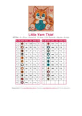 Thumbnail for DMC color chart for Little Yarn Thief diamond painting - 23 colors