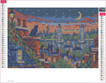 Thumbnail for Diamond painting adhesive canvas preview - London Rooftop Blue Hour