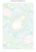 Thumbnail for Paint by numbers numbered canvas - Lotus Pond Nap 40x60cm