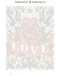 Thumbnail for Paint by numbers numbered canvas - Love 30x40cm