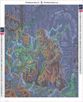 Thumbnail for Diamond painting adhesive canvas preview - Mad Scientist Laboratory