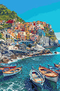 Miniatyrbild: Diamantmönster för Manarola Coast