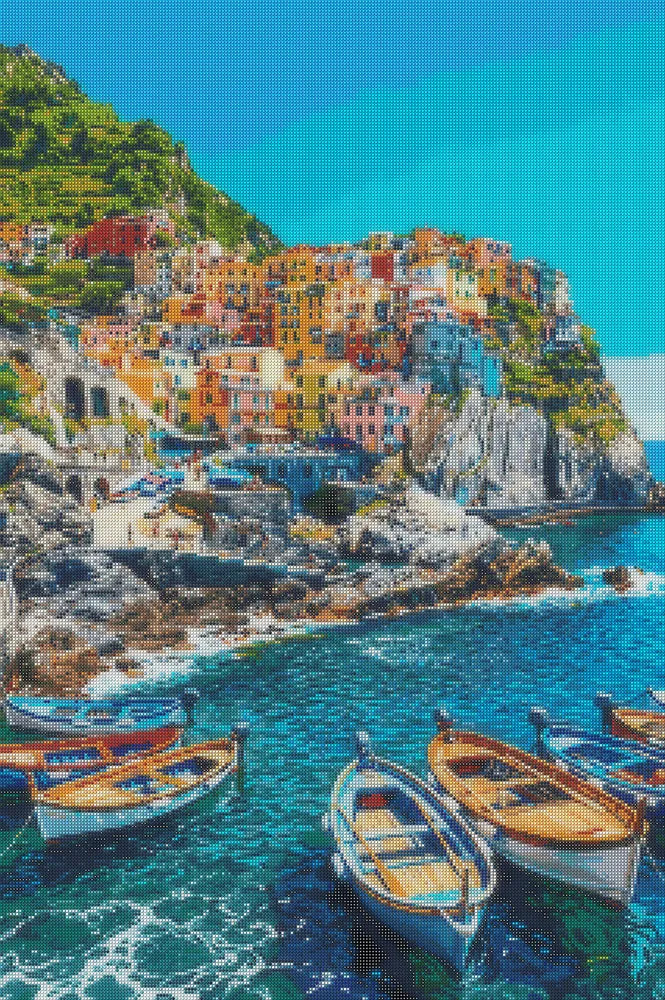 Diamond pattern - Manarola Coast