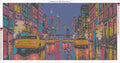 Thumbnail for Manhattan Street diamond painting adhesive canvas 100x50cm