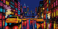 Thumbnail for Diamond pattern - Manhattan Street