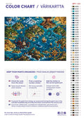 Thumbnail for Paint color chart and instructions - Map of the Unknown Seas 70x50cm