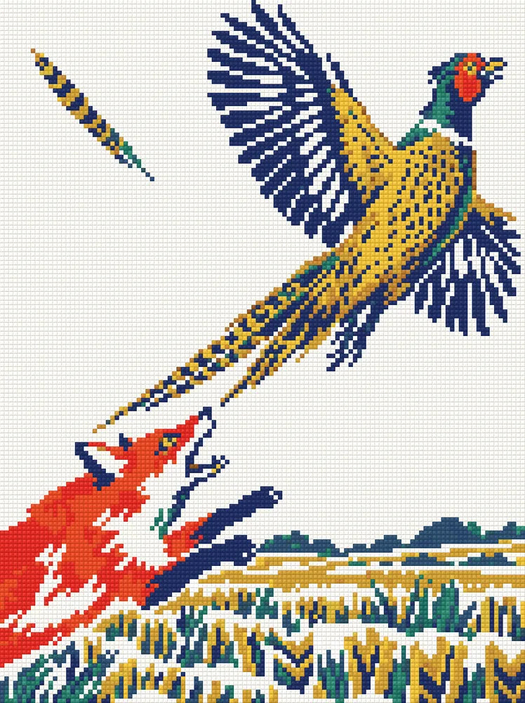 Missed by a Feather, 30x40 cm diamond painting – finished design preview