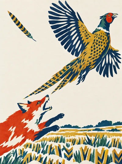 Missed by a Feather, 30x40 cm diamond painting – original artwork the design is made from
