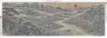 Thumbnail for Diamond painting adhesive canvas preview - Misty Mountains Ink Panorama