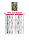 Thumbnail for DMC color chart for Mittens in the Greenhouse diamond painting - 42 colors