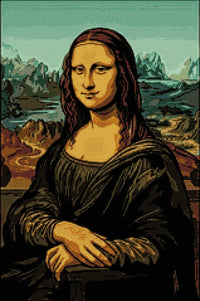 Thumbnail for Diamond painting pattern chart - Mona Lisa