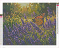 Thumbnail for Monarch Butterfly diamond painting adhesive canvas 50x40cm
