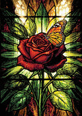 Thumbnail for Diamond pattern - Monarch on Rose