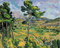 Miniatyrbild: Förhandsvisning av diamantmönstret för Cézannes landskap med Mont Sainte-Victoire och en viadukt