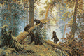 Thumbnail for Morning in a Pine Forest by Shishkin, 60x40 cm diamond painting – finished design preview