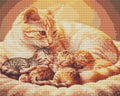 Thumbnail for Diamond pattern - Mother Cat and Kittens