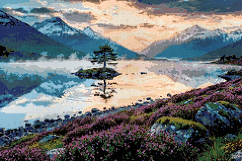 Diamond Pattern - Mountain Peace