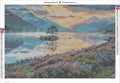 Thumbnail for Mountain Peace diamond painting adhesive canvas 60x40cm