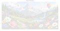 Thumbnail for Numbered canvas - Mountain Village and Wildflowers 120x60cm