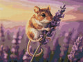 Thumbnail for Diamond pattern - Mouse on Lavender