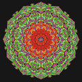 Thumbnail for Diamond Pattern - Natural Colors Mandala