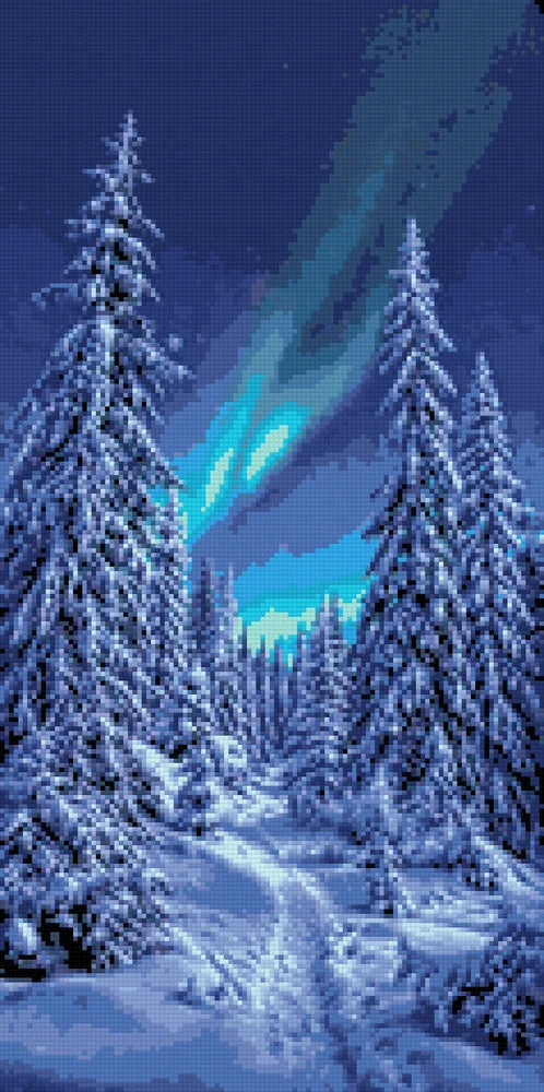 Diamantmönster för Northern Lights Path