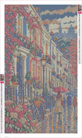 Thumbnail for Diamond painting adhesive canvas preview - Notting Hill Umbrella Parade
